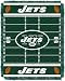 Officially Licensed NFL New York Jets "Field" Woven Jacquard Baby Throw Blanket, 36" x 46", Multi Color