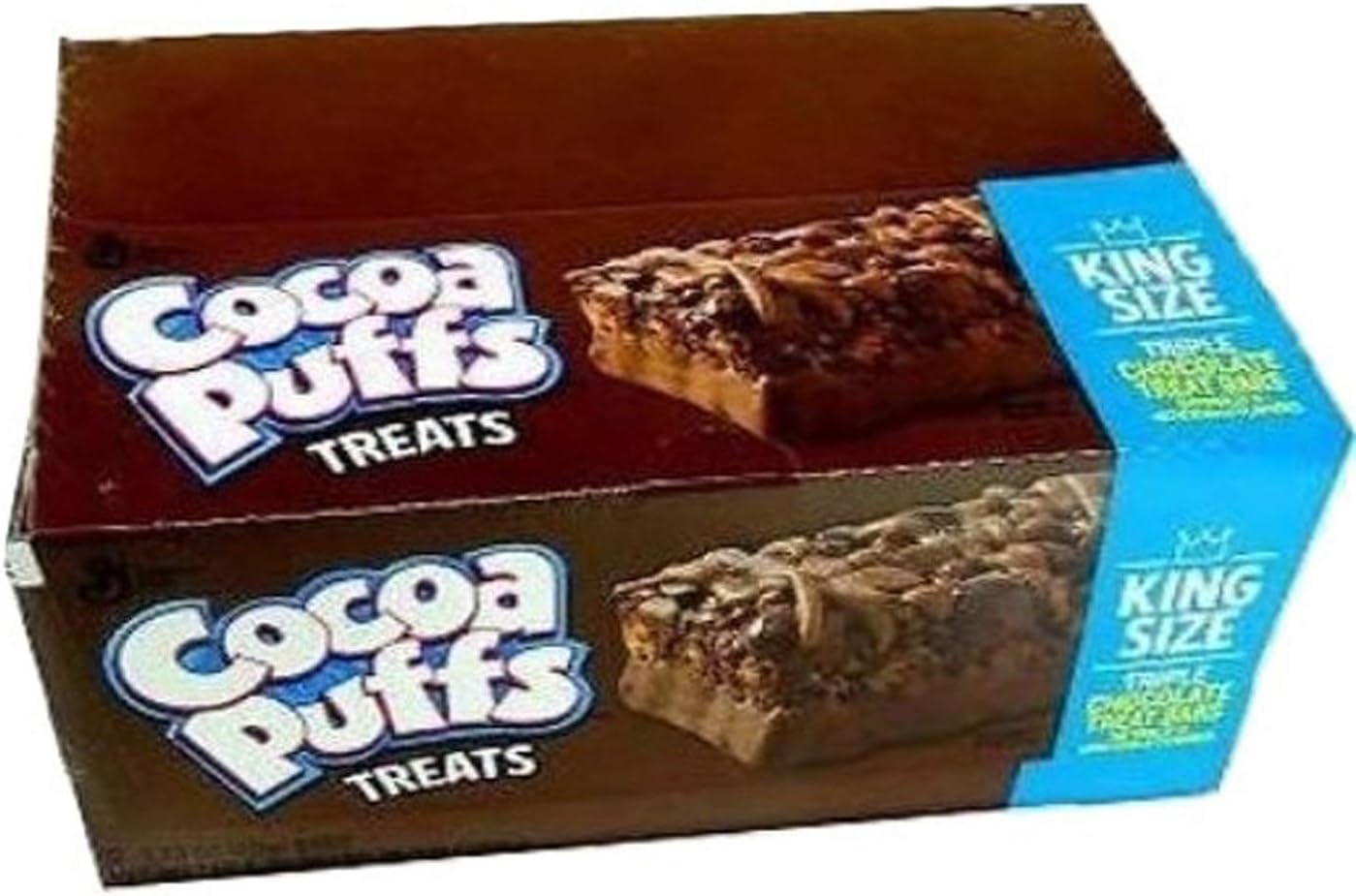 General Mills | Cocoa Puffs Triple Chocolate Treat | Cereal Bar | 1.73 Ounce 12 Pack