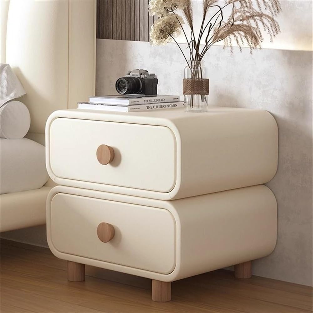 Petite table de chevet moderne en bois compacte pour optimiser l'espace