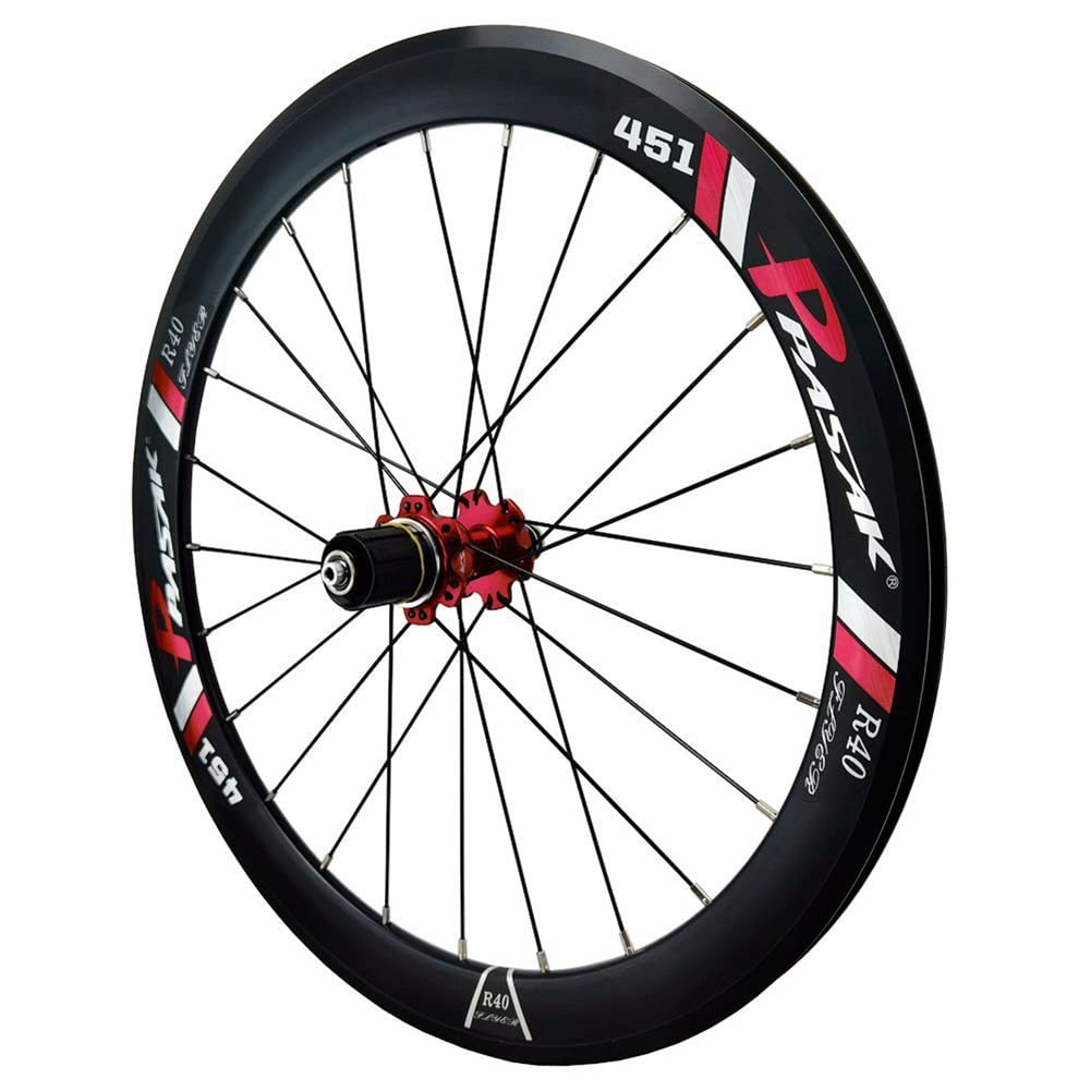 Amazon | 20インチ x 1-1/8 自転車ホイールセット 折りたたみ式自転車