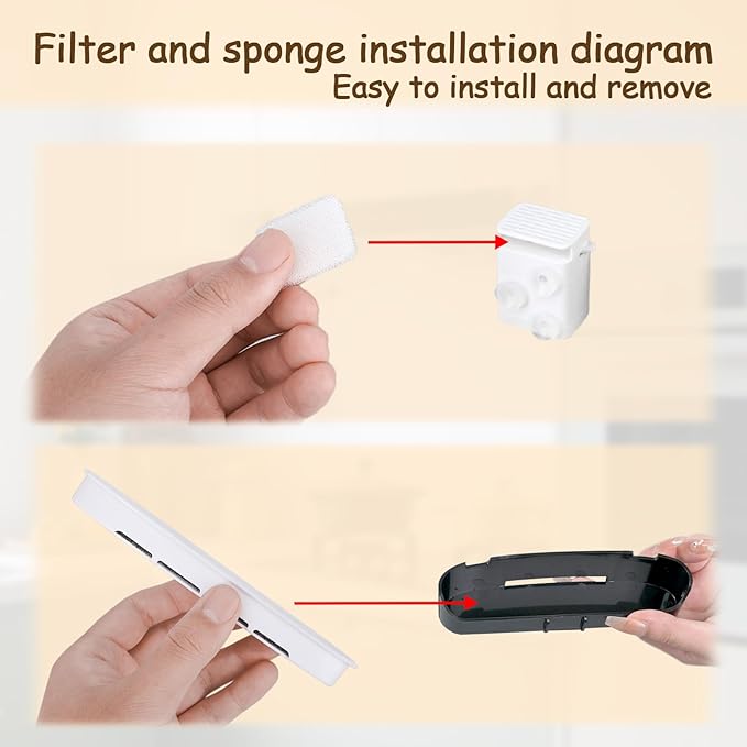 Filtros y Esponjas para Fuente de Agua para Gatos 4+6 Piezas miniatura 6