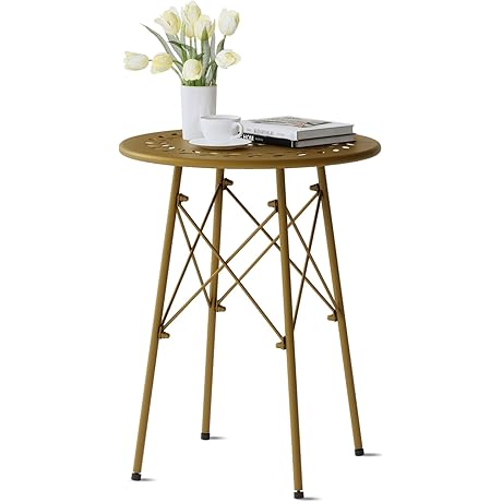 XIV Outdoor Gold Side Table: The Perfect Accent for Your Patio