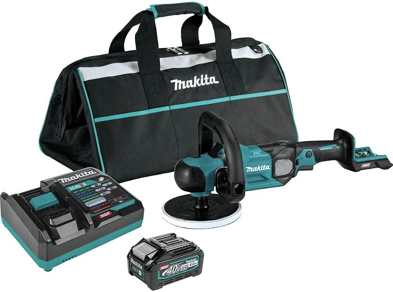 MAKITA 40V MAX XGT BRUSHLESS Cordless 7 in. Polisher KIT, 4.0AH GVP01M1