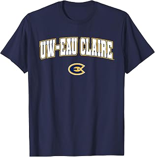 University of Wisconsin-Eau Claire Blugolds Arch Logo T-Shirt