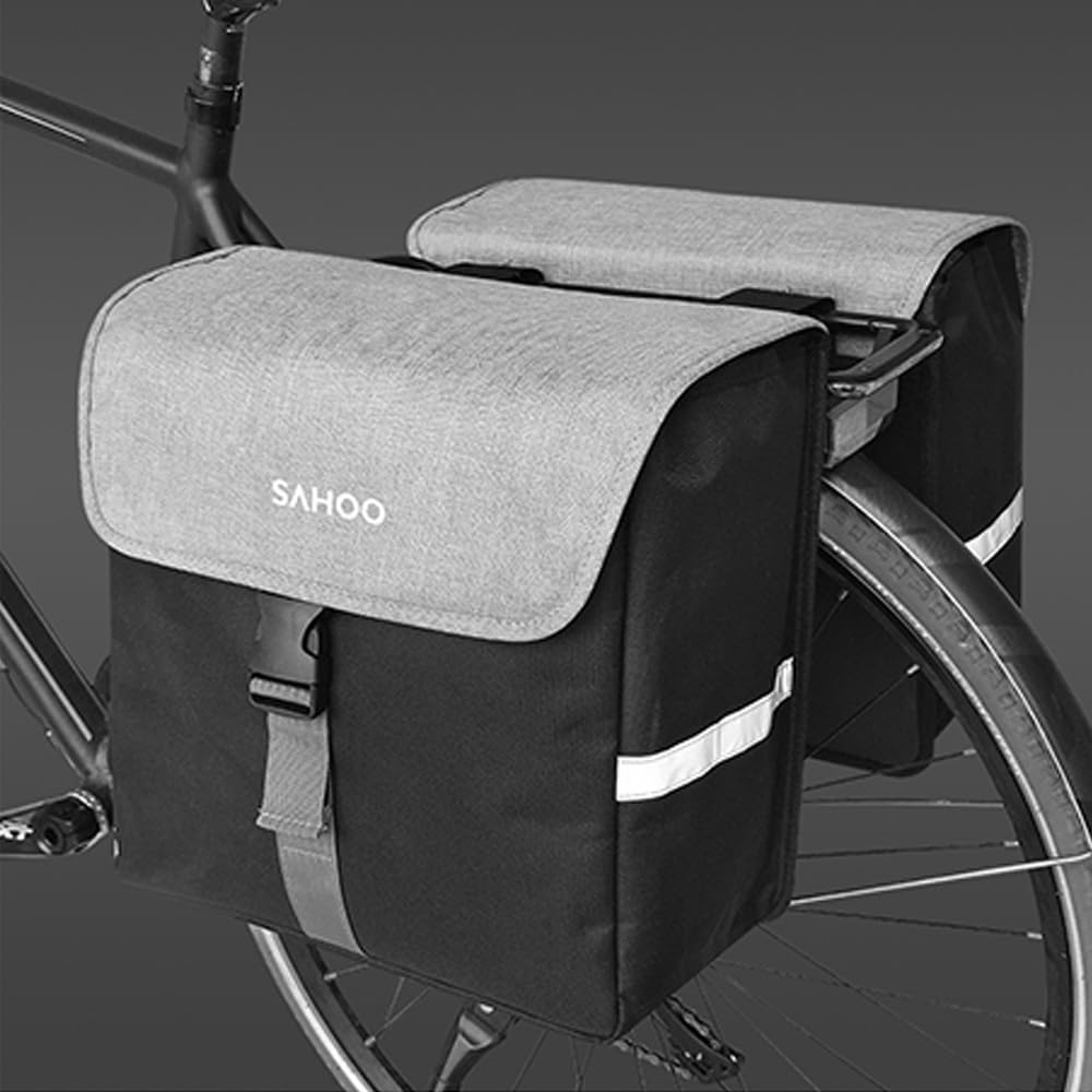 Sac de Porte-Bagages arrière de Vélo Grande Capacité 40L pour Voyager et Faire la Navette
