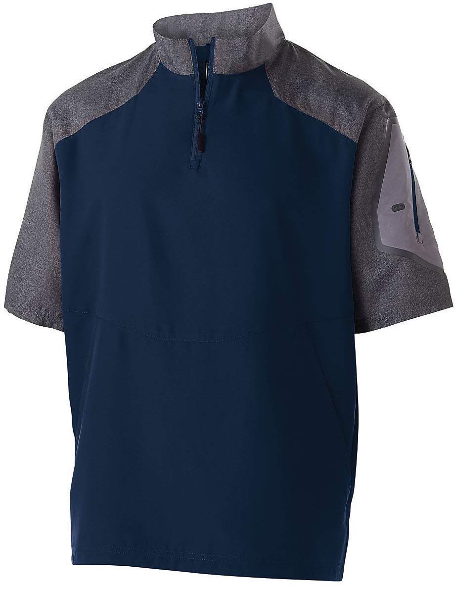 Holloway Męski sweter Raider S/S 18u koszula, Carbon PRT/granatowy, rozmiar XXL