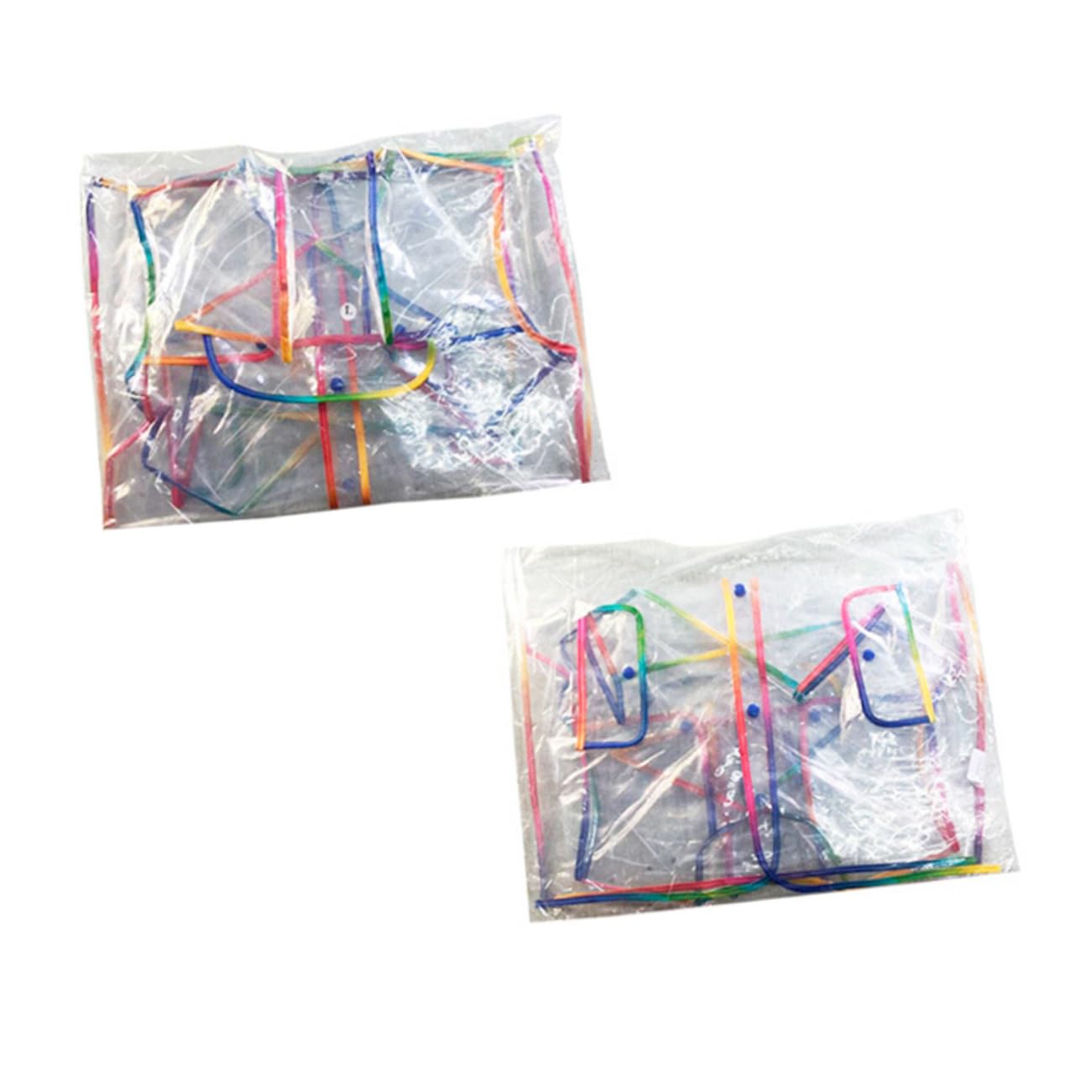 UKCOCO POIN PONCHO raincoat for impermeabile per impermeabile trasparente impermeabile portatile Colorful