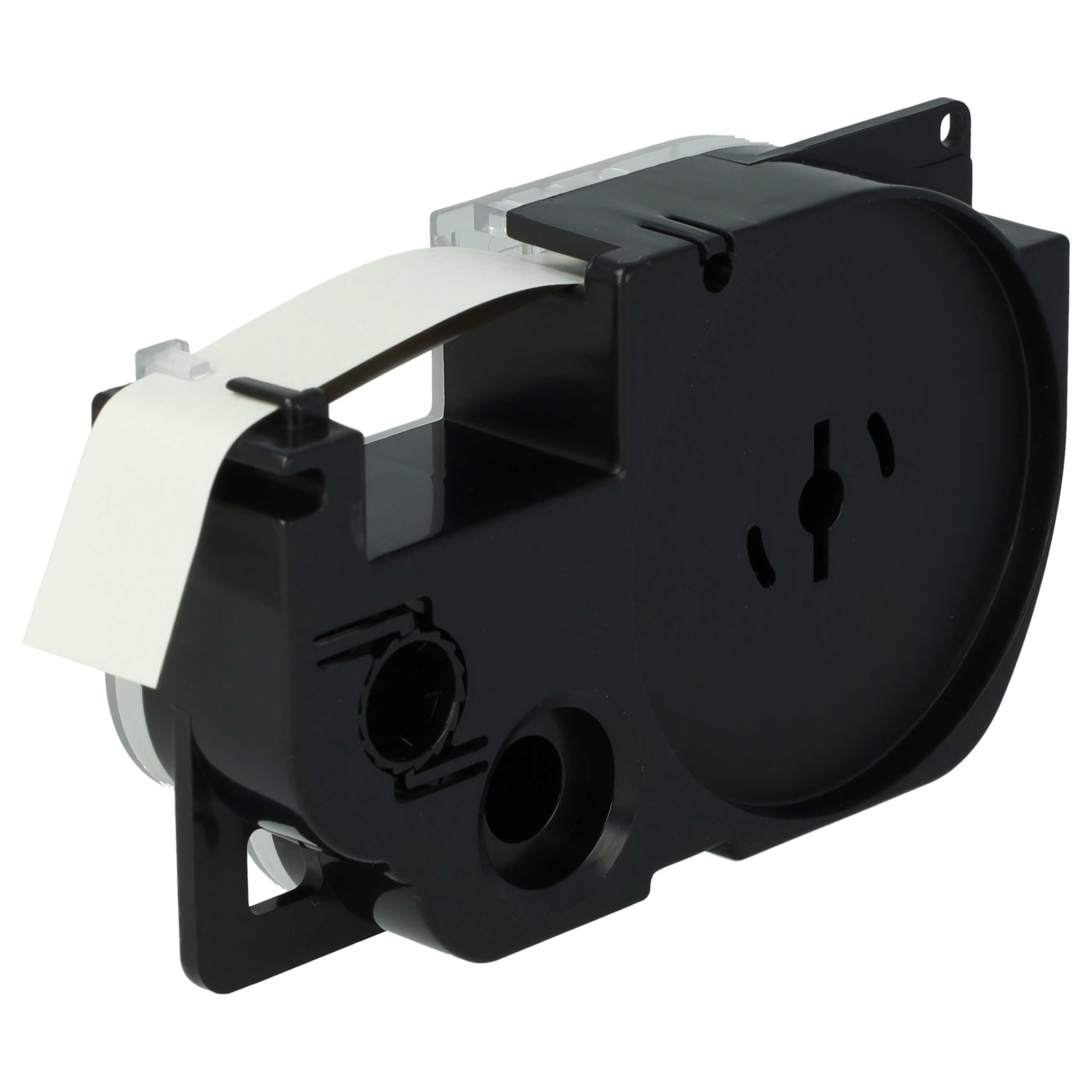 vhbw 50x Cassetta nastro sostituisce Casio XR-12WE, XR-12WE1 per etichettatrice 8m x 12 mm nero su bianco