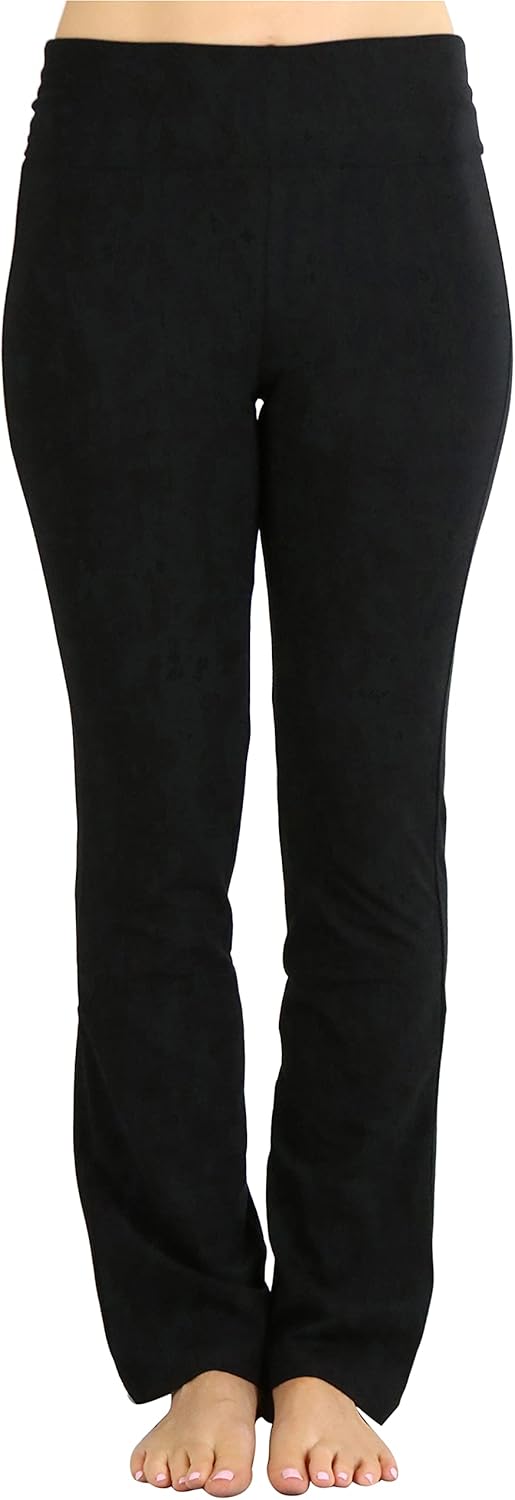 ToBeInStyle Women's Low Rise Sweatpants w/Fold-Over Waistband - Image 2