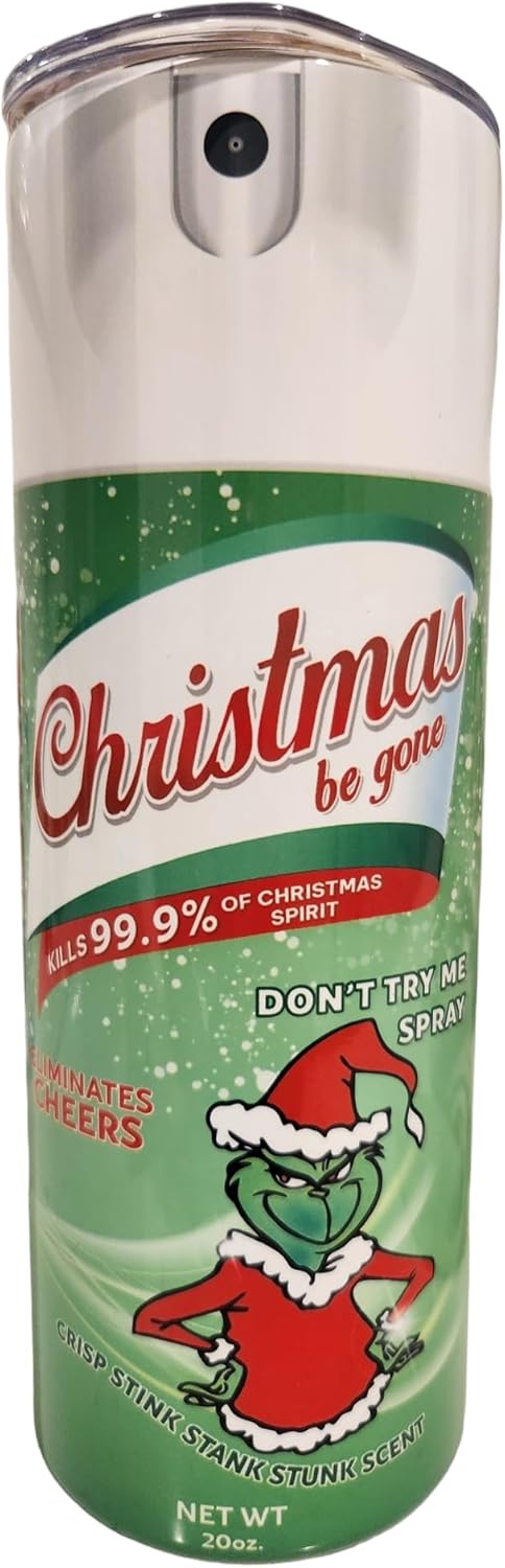 Christmas Be Gone spray 20oz stainless tumblers Travel Mugs coffee mug cool gifts for her water bottles