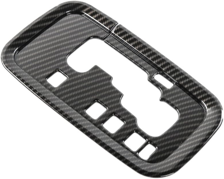 Trim Gear Frame Cover Gear Shift Box Cover for Wrangler 2012-2018 JK JKU Sport Sahara Freedom Rubicon Unlimited Carbon Fiber Look Gear Shift Panel Cover Trim Interior Accessories