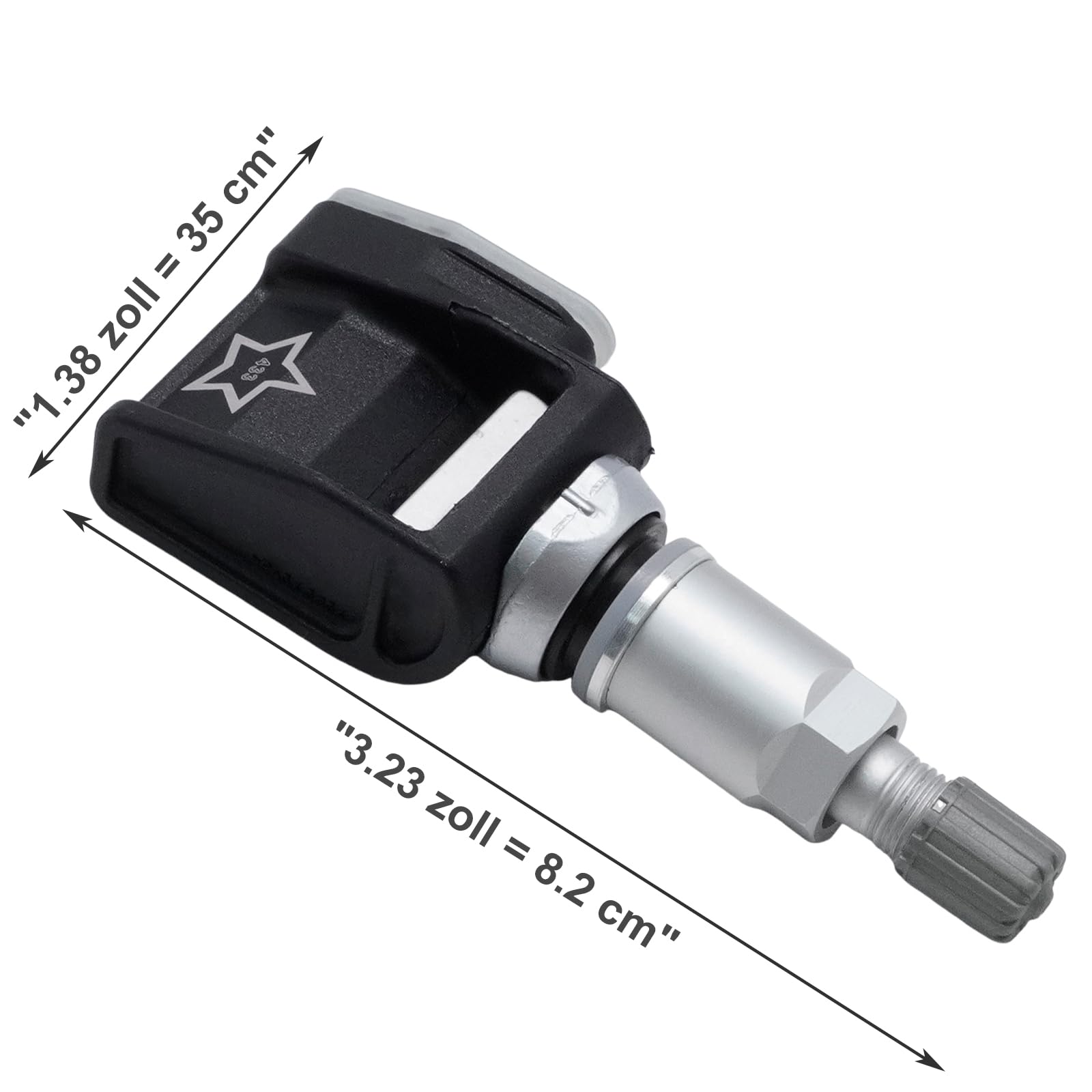 4 Stück A0009052102 Reifendrucksensoren, Ersatz für Mercedes E300GLC AMGW12 TPMS Reifendruckkontrollsystem Reifendruckkontrollsensoren