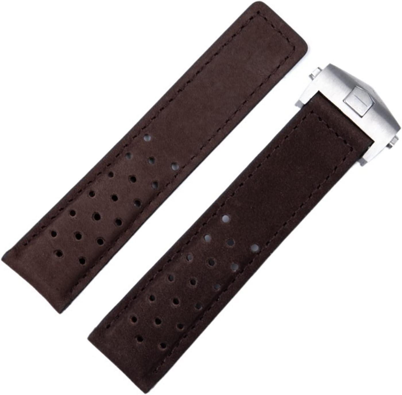 20mm 22mm 24mm Genuine Frosted Leather For F1 Watch Band Bracelet Buckle