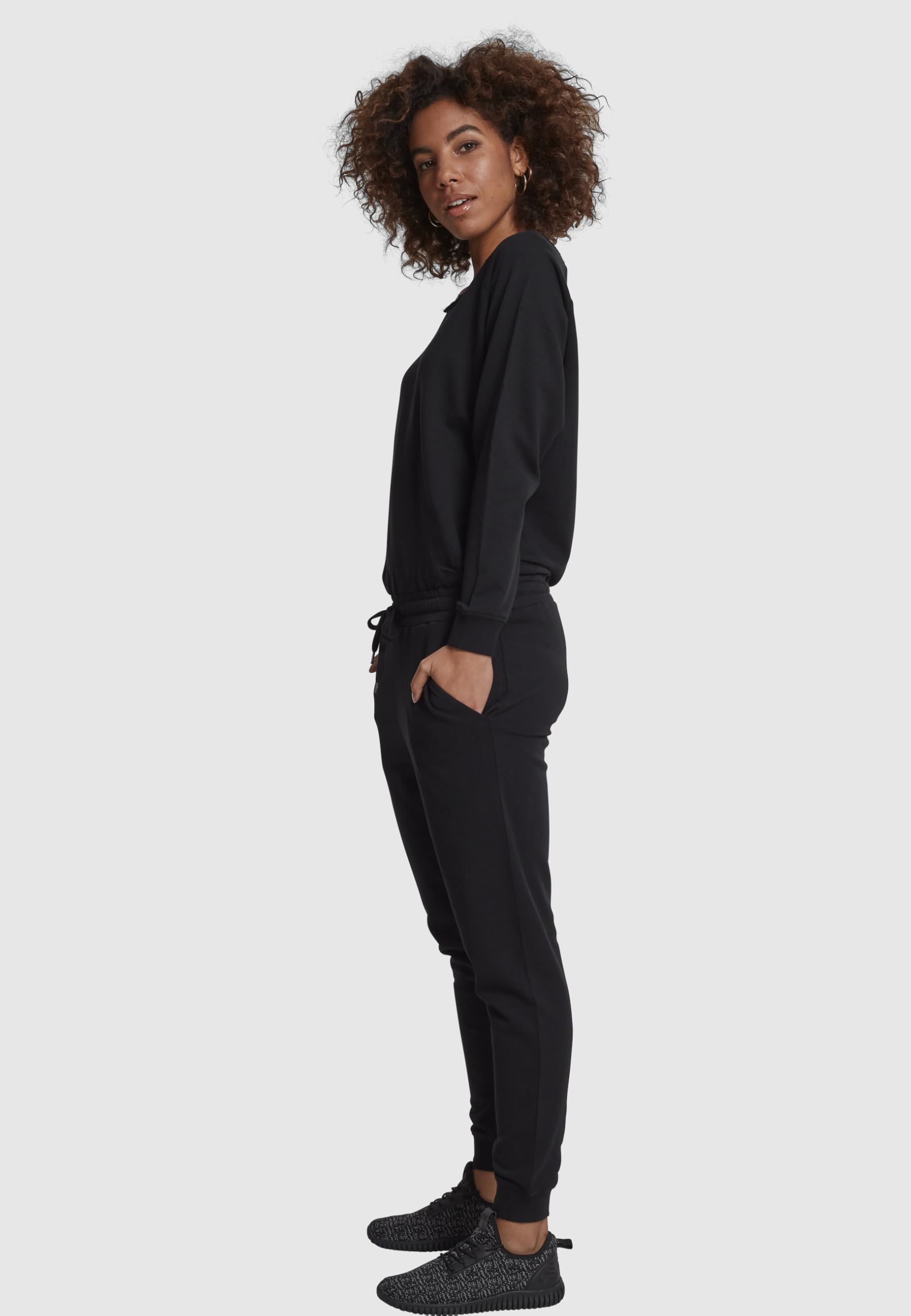 Urban Classics Damen Ladies Long Sleeve Terry Jumpsuit