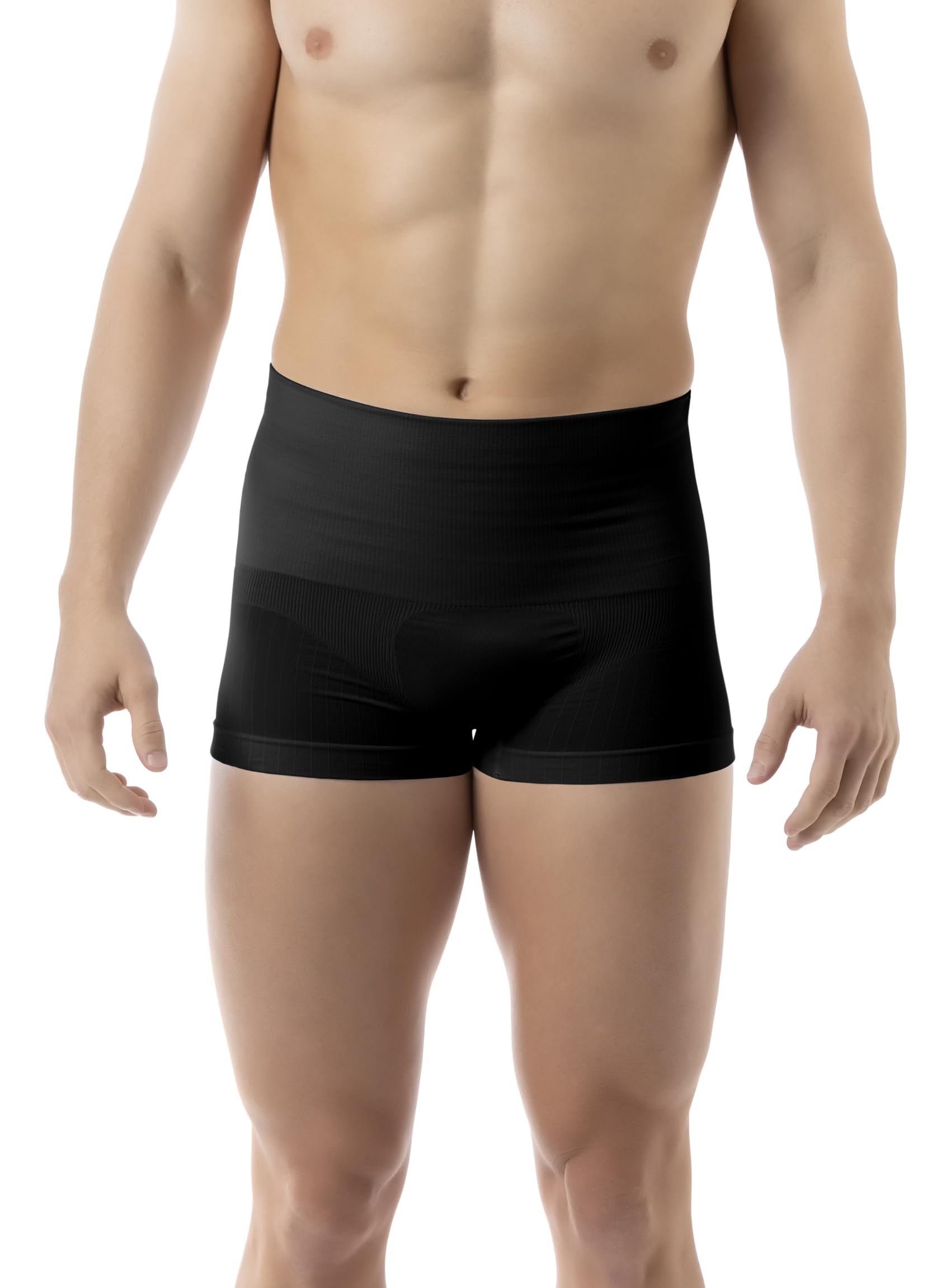 Farmacell 402 (Black, M) Men's Boxer Briefs, Cotton Compression Underwear for Men, Shapewear Made in Italy
