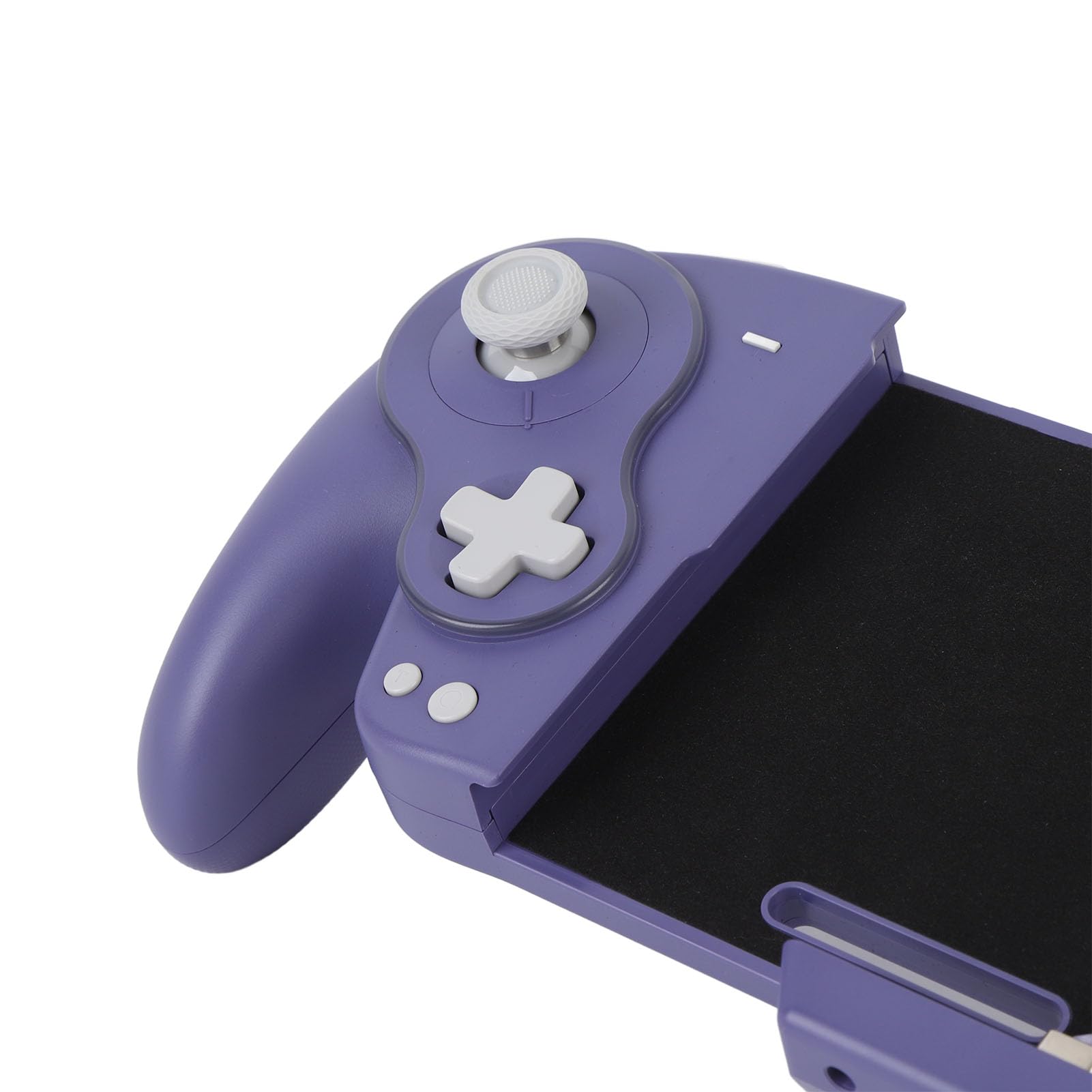 GOWENIC Joypad Wireless RGB Monopezzo |Controller Tasti Meccanici per OLED, Vibrazione (PURPLE)