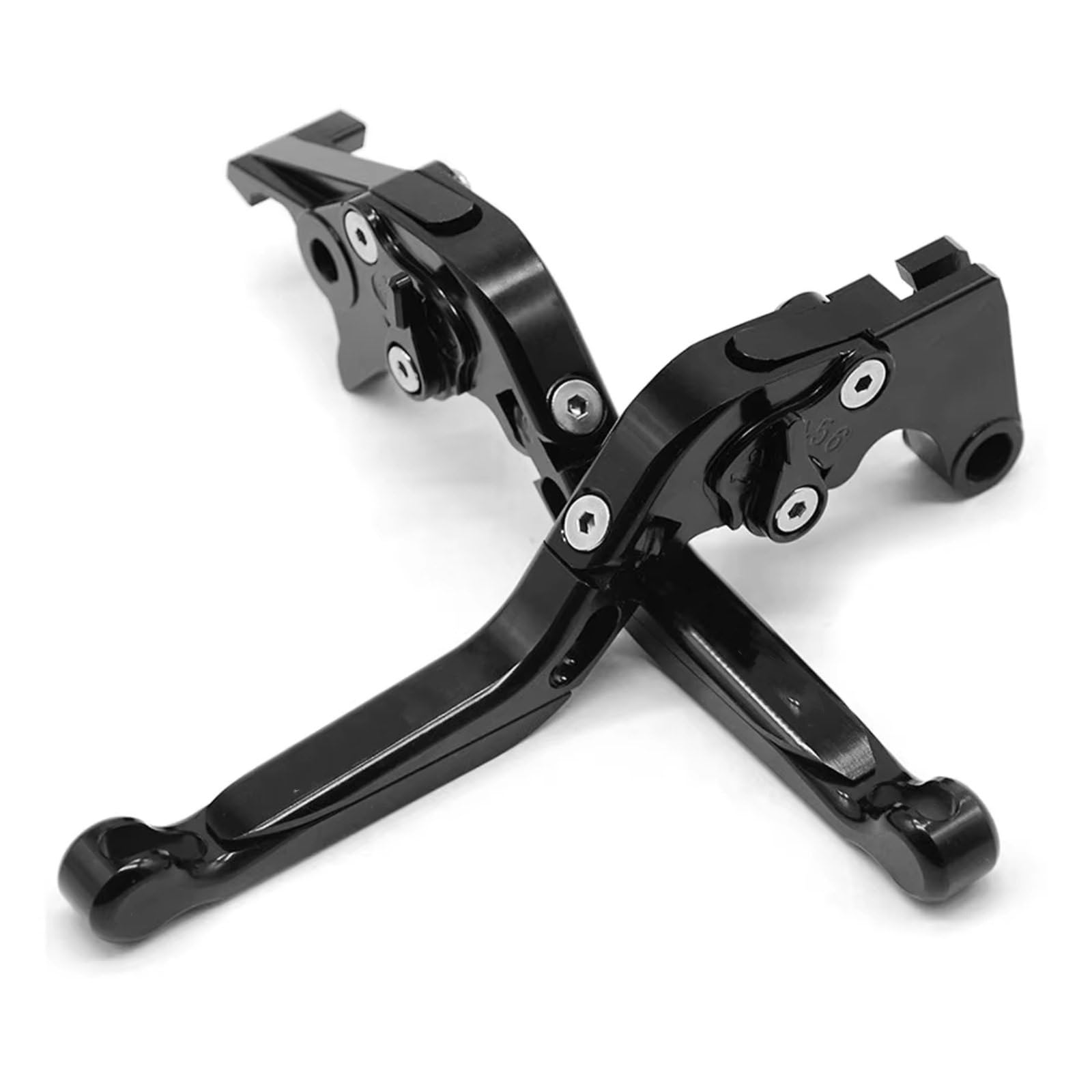 Naojino Brake Clutch Levers for CBR500R for CB500F for CB500X 2013-2021 Motorcycle Accessories CNC Folding Extendable Adjustable Control Handles Brake Clutch Levers(Black)