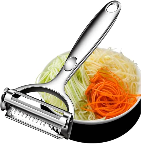 Multifunction Vegetable Peeler Julienne Peeler for Kitchen | stainless steel