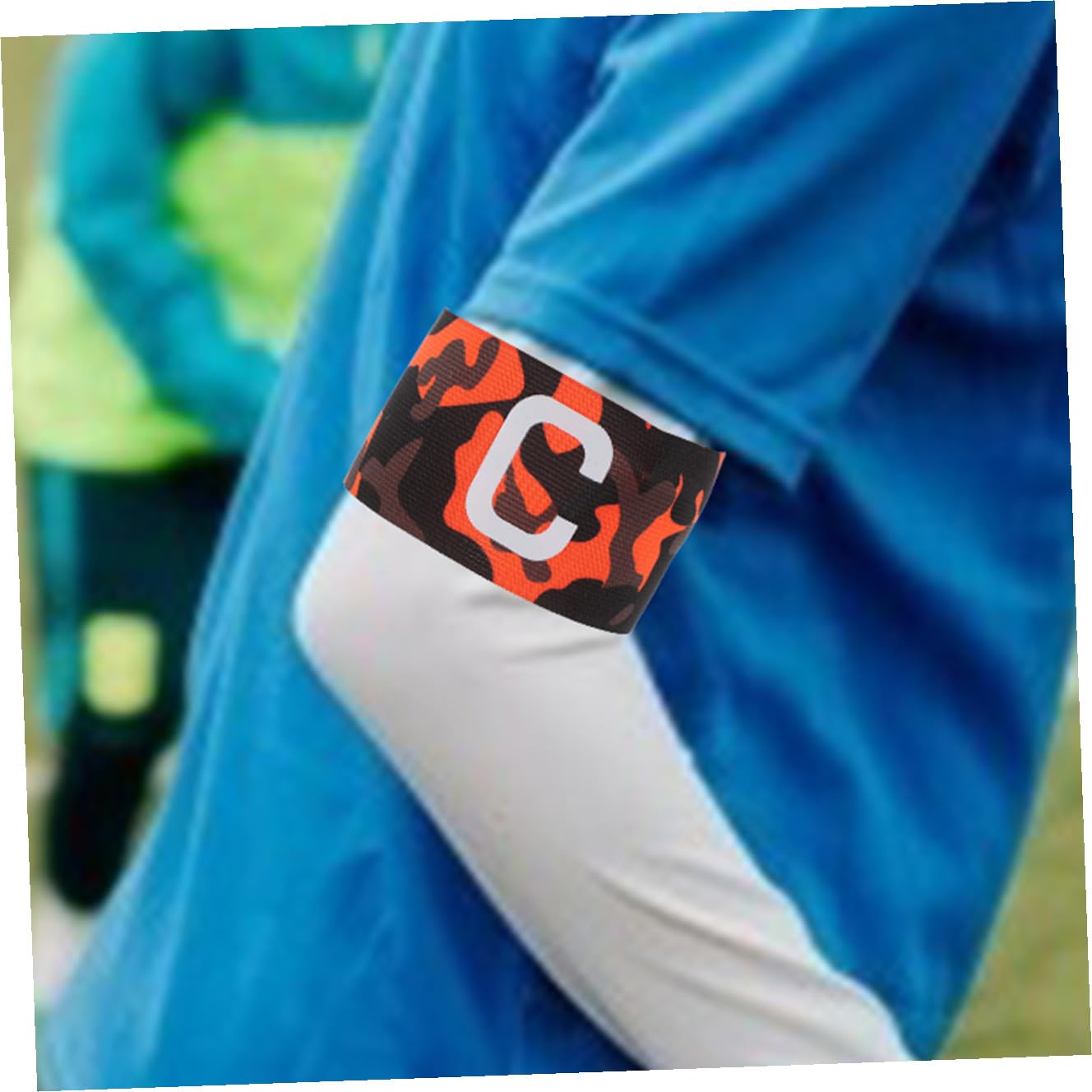Toyvian Fascia da di Calcio Sport Canda del del Calcio Manica Fascia da Braccio per di Calcio Bracciali Captain Armband Elastico Bande Nylon