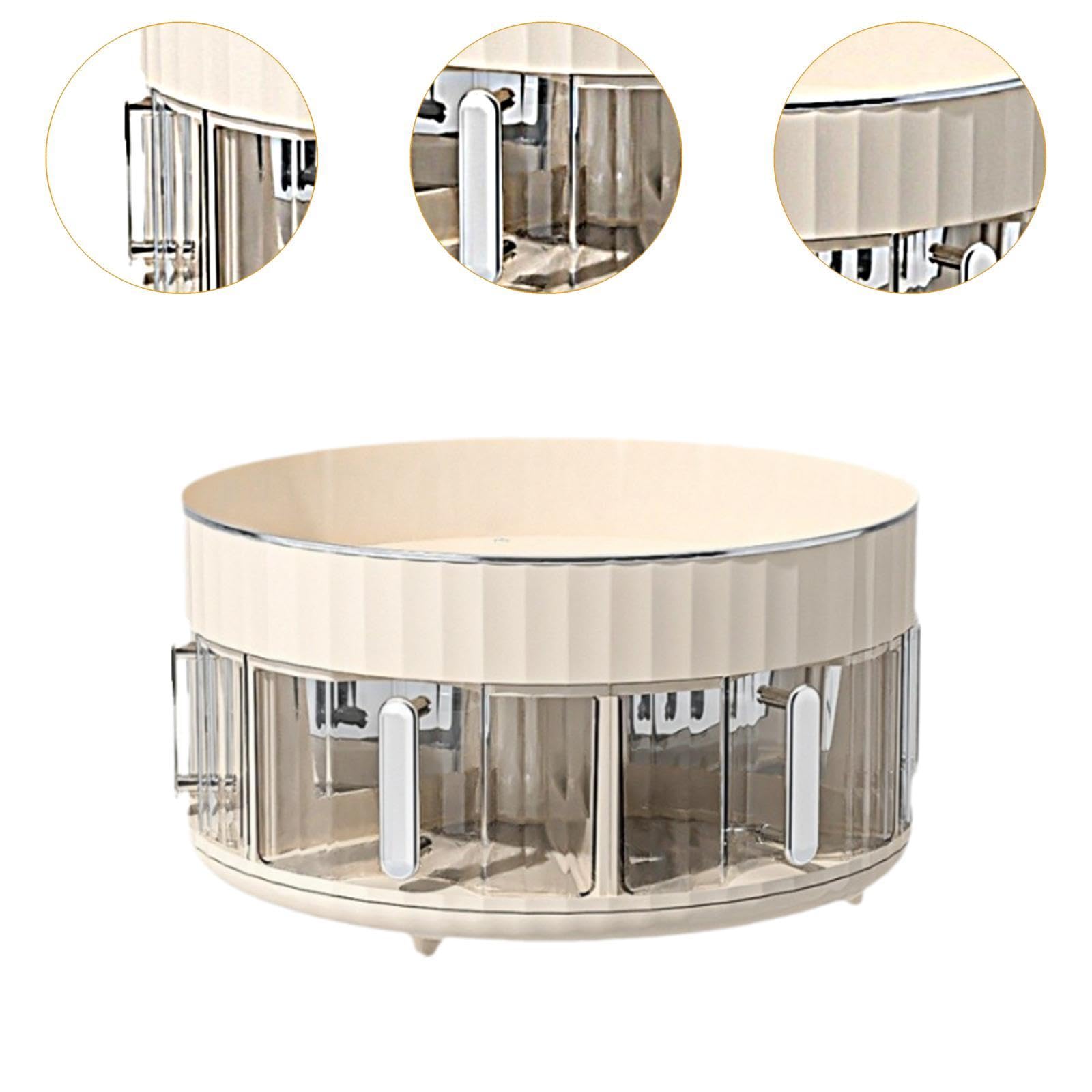 Étagère à épices Rotative Double pour Placard et Rangement Ménager.