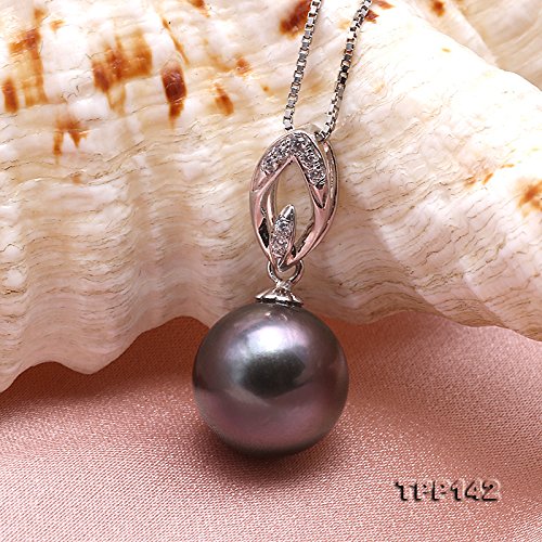 Collier de perles noires de Tahiti AAA fini les bijoux ternes - 7