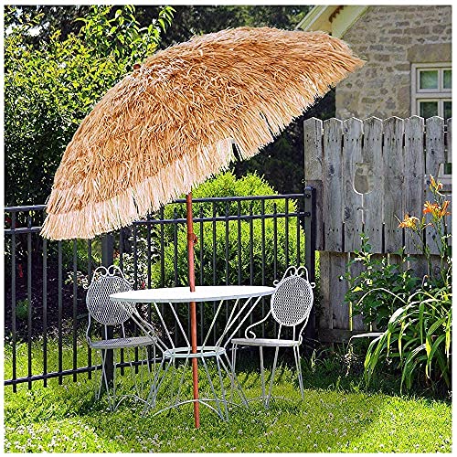 Parasol de palma natural de 3.0M ideal para crear sombra en la terraza 3