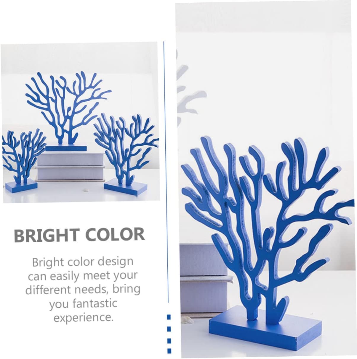 Happyyami Nautical Wall Decor Coral Ornaments Coastal Decor Mediterranean Home Furnishing Ocean Party Supplies