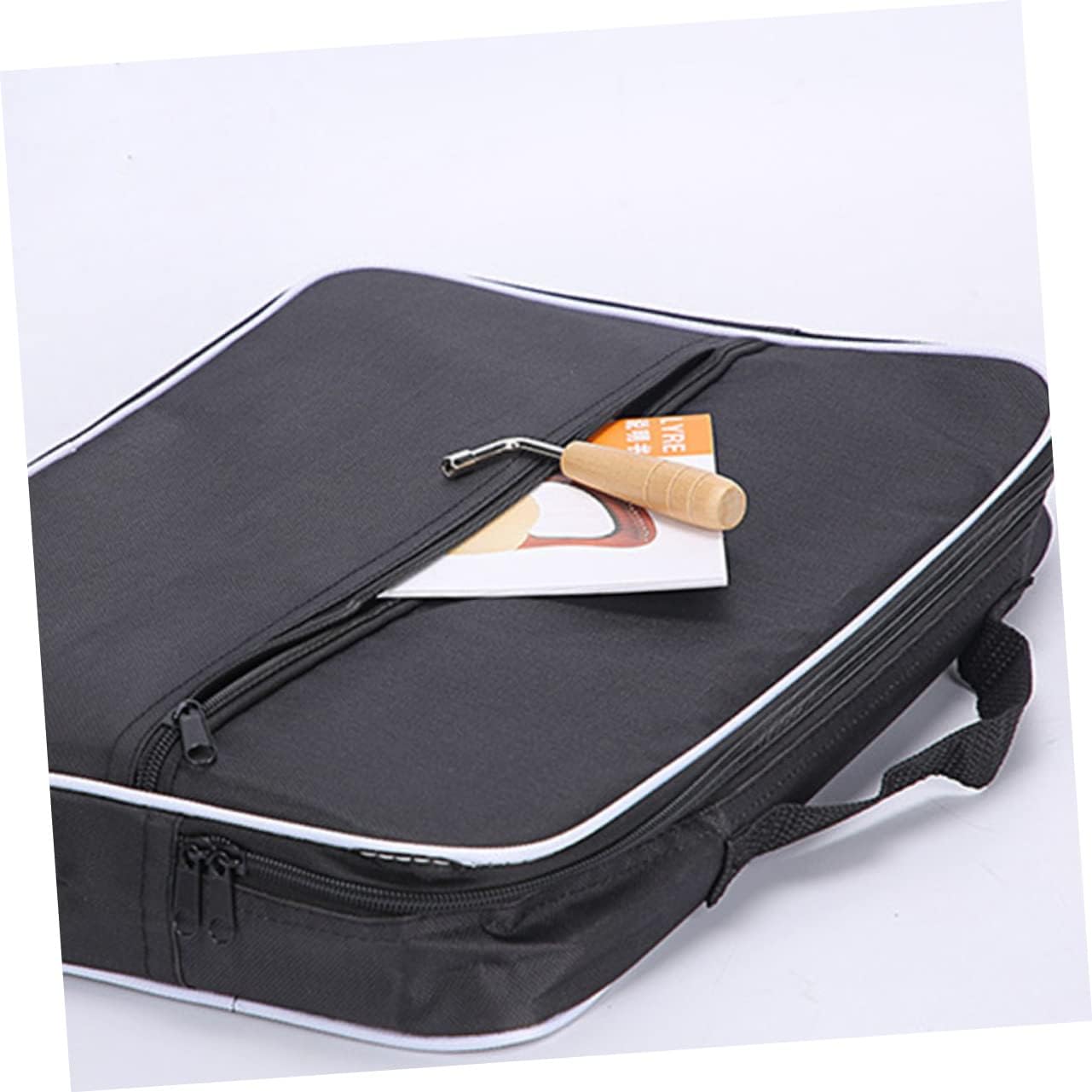 Milisten 2pcs Convenient Lyre Storage Bag Thick Padding for Note Lyres and Lightweight Pouch for and Design for Musicians