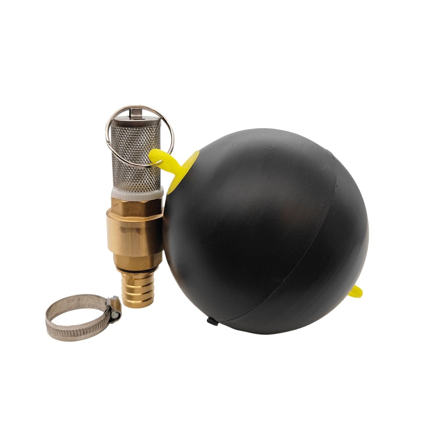 Kit Crépine Inox 1'' + Flotteur + Clapet Antiretour Diamètre 25mm