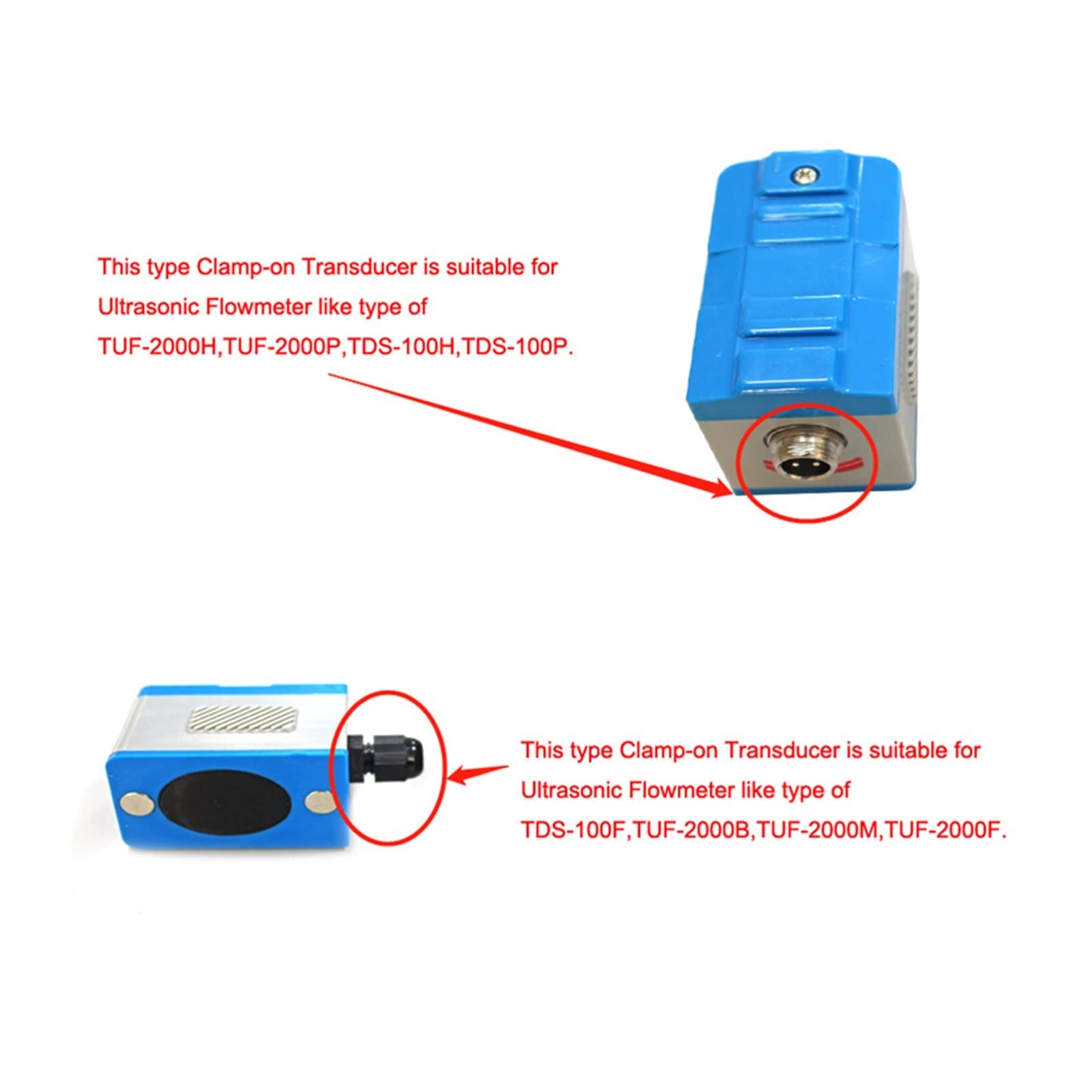 Caudalimetro TUF-200h TDS-100H Sensore di flusso TS-2 (DN25~10 0 mm) /TM-1 (DN50 700)/TL-1-HT Accessori trasduttori ad ultrasuoni(TS-2 sensor)