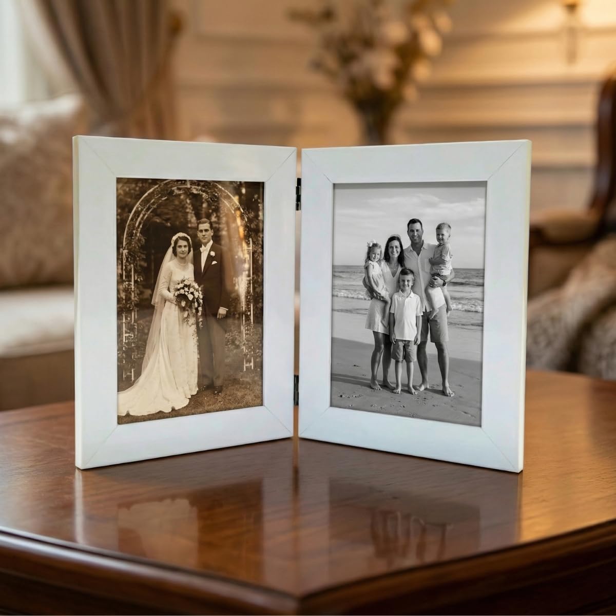 Book Photo Frame - Unbreakable Acrylic Display -8 Book Photo Frame - Unbreakable Acrylic Display -8