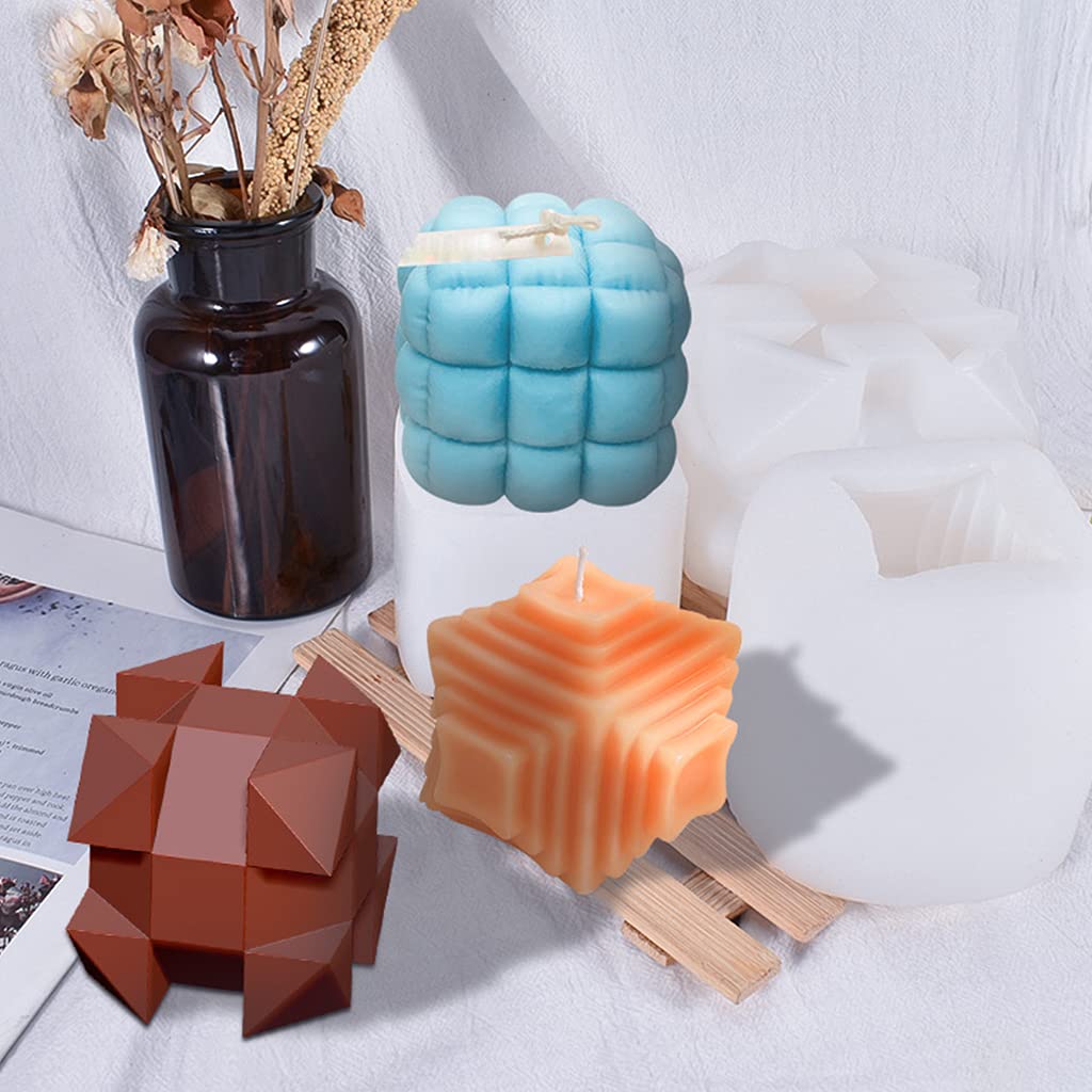DIY świeca woskowa silikonowe formy do świec sojowych forma do rzemiosła aromaterapia tynk 3D