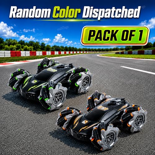 Image of Zest 4 Toyz Remote Control Car Toy for Kid Adults | High-Speed Tumbling 4x4 Off Road 180 Flip with Mist Spray 360 Rotating | Rechargeable RC Car USB 45+ft Range 2.4GHz Remote Control Drift Stunt Car