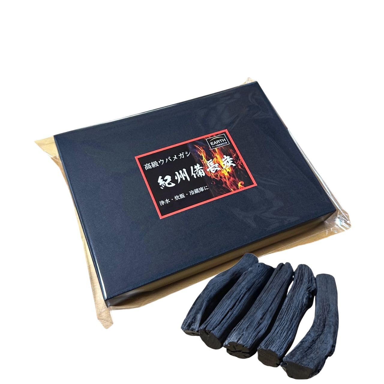 Amazon.co.jp: 紀州備長炭 高級ウバメガシ白炭5本(10cmカット) 浄水