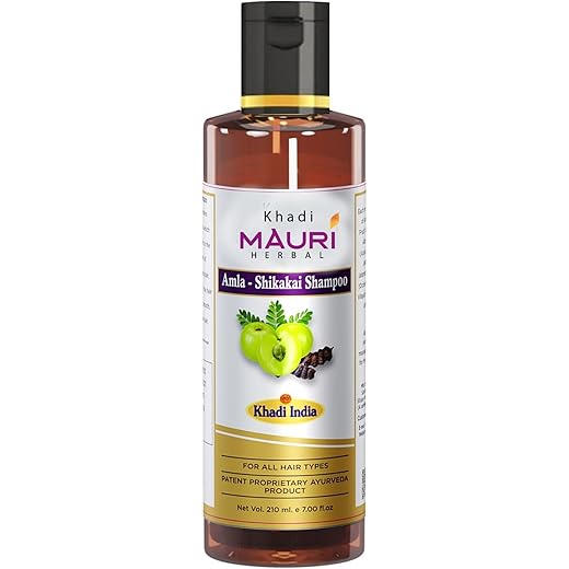 Khadi Mauri Amla Shikakai Shampoo - Strengthen & Repair - 21