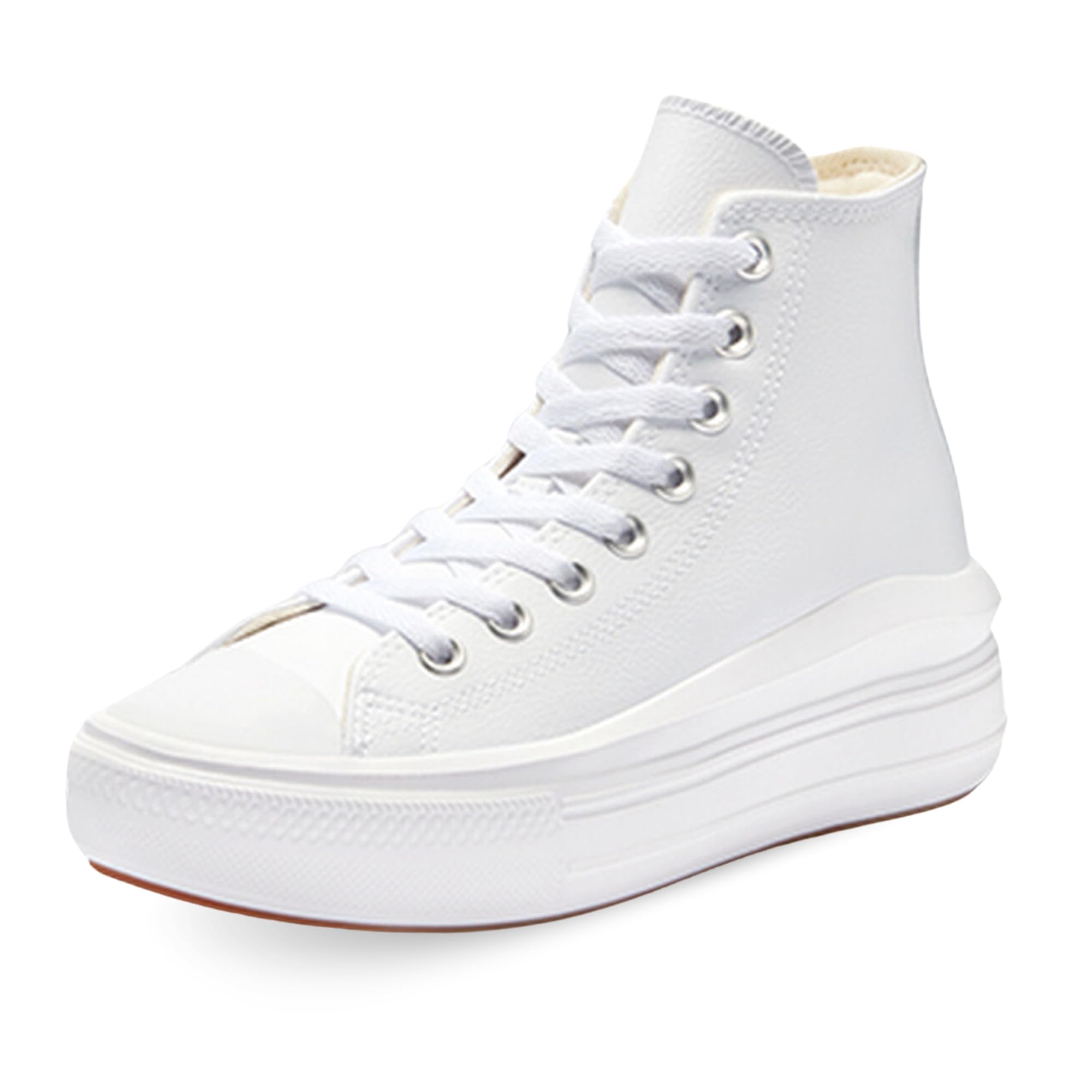 CONVERSE Femme Chuck Taylor All Star Move Platform FOUNDATIONAL Leather Sneaker, 36 EU