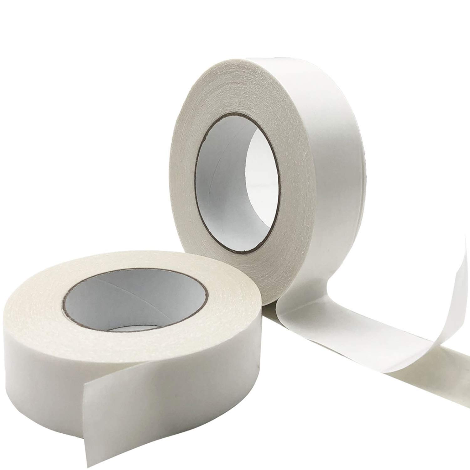 Teppich Klebeband – doppelseitig Teppich Klebeband extra stark schwere Klebeband für Teppiche Mats Pads Läufer auf Griff Hartholz Fliesen Laminat Boden 60 mm x 25 m, 2