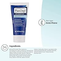 Vista 10 de PanOxyl Crema de lavado cremosa antimicrobiana hidratante contra el acné, 4% peróxido de benzoilo, 6 onzas (paquete de 2)