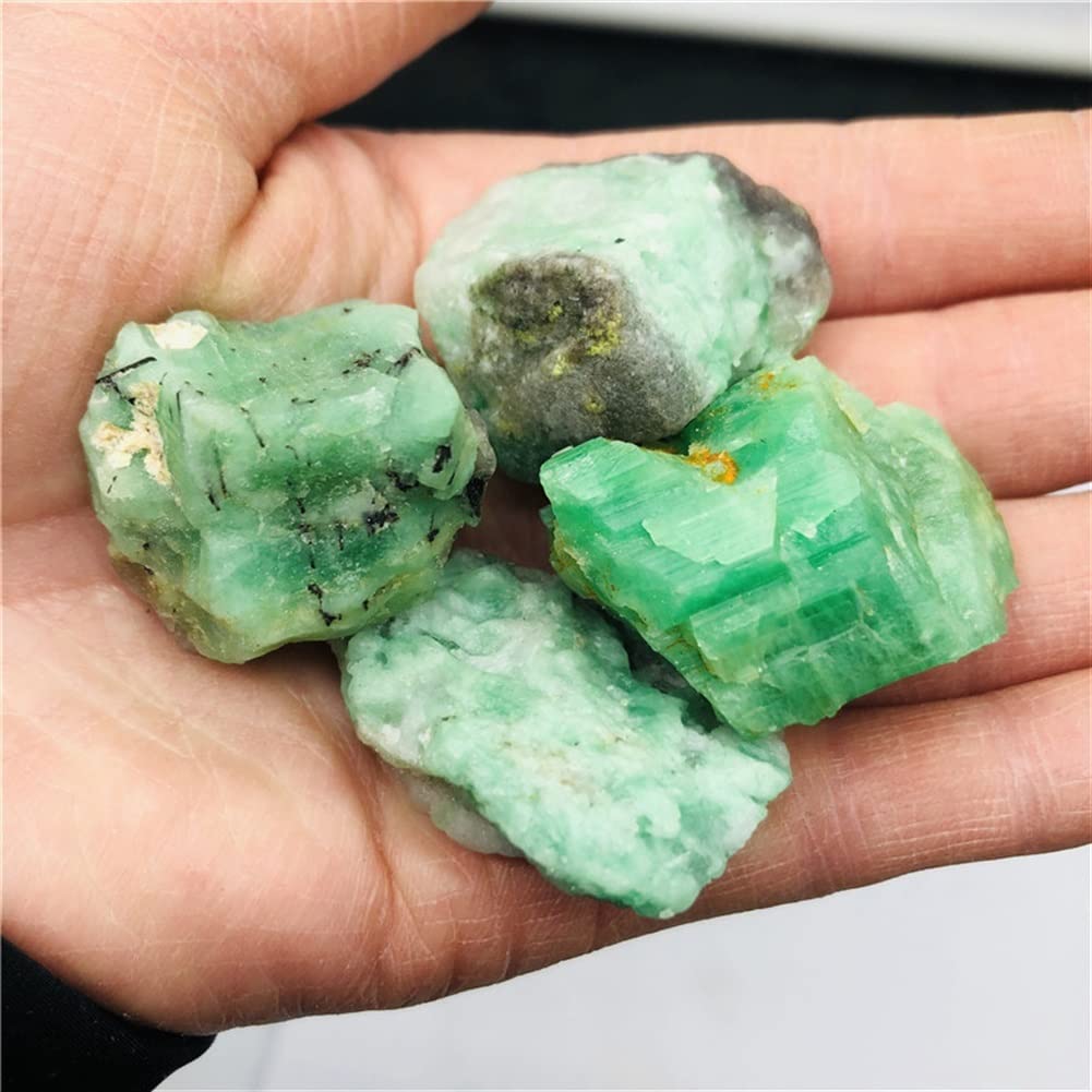 Lleno de Textura Cristal 100g Piedra Natural Jadeíta Cristal Crudo espécimen decoración del hogar colección de Piedra investigación científica enseñanza