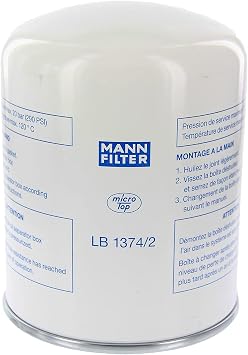 Aftermarket Air/Oil Separator | Compatible with MANN Filter LB 1374/2 | Replacement Part | Spin-On Type | for Compressed Air Equipment & Systems
