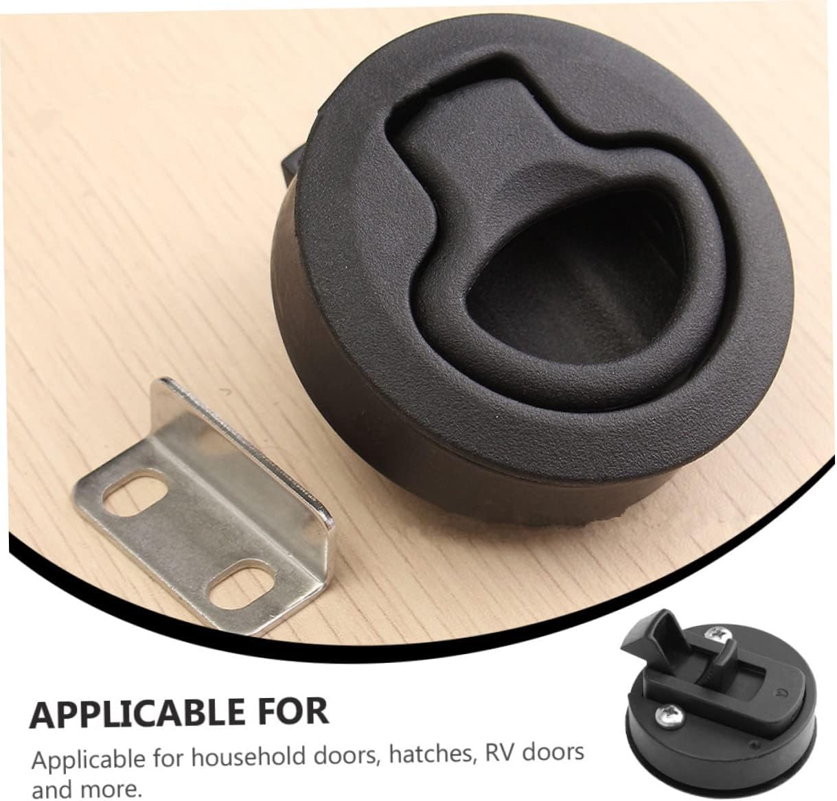 2 Pcs ABS Multipurpose Door Locks for RV and Yacht Use Practical and Sturdy Door Security Solution