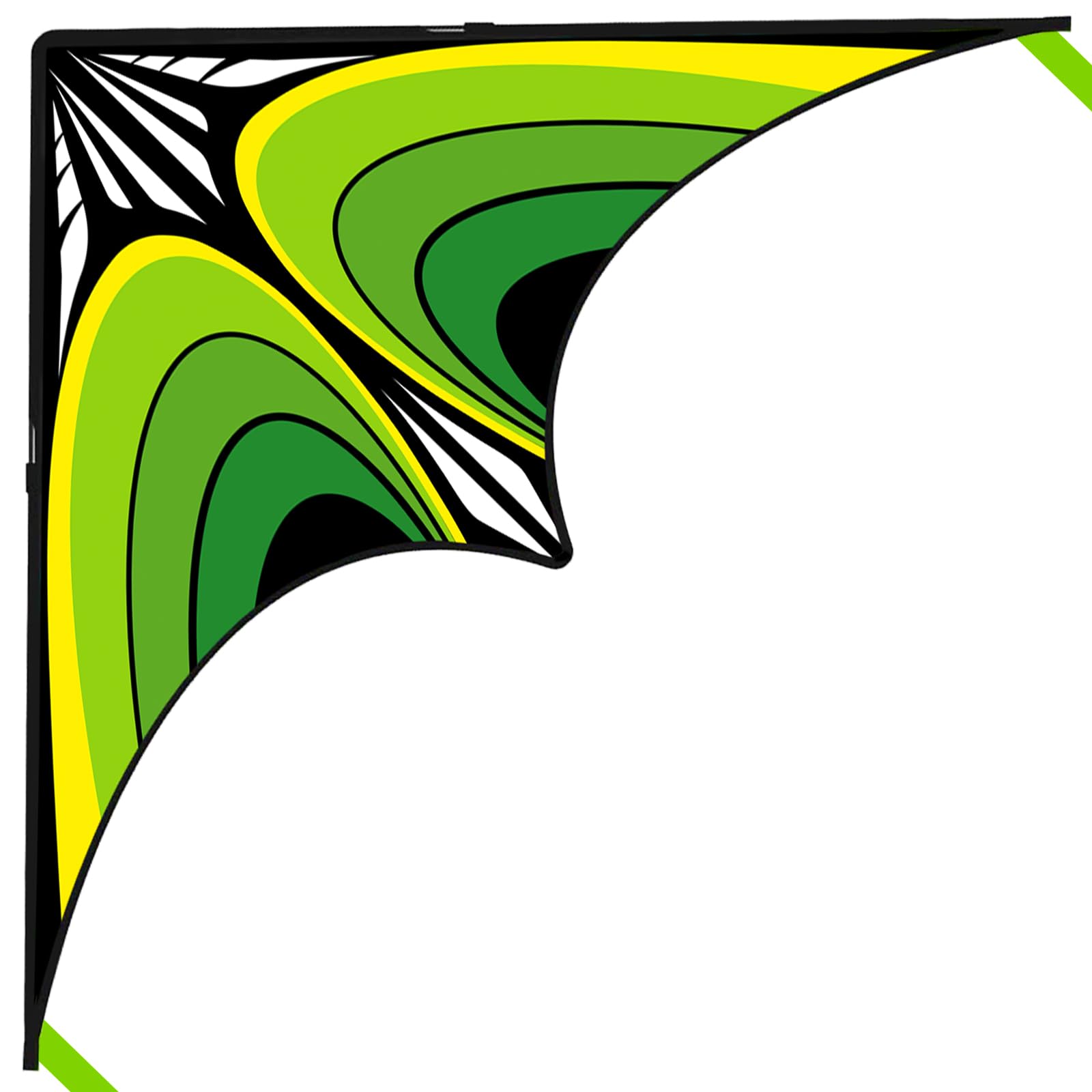 Simxkai Rainbow Delta Kite for Kids Adults Easy to Fly,Best Beach Kite for Beginners, Easy to Fly for Boys & Girls, 300ft Kite Handle