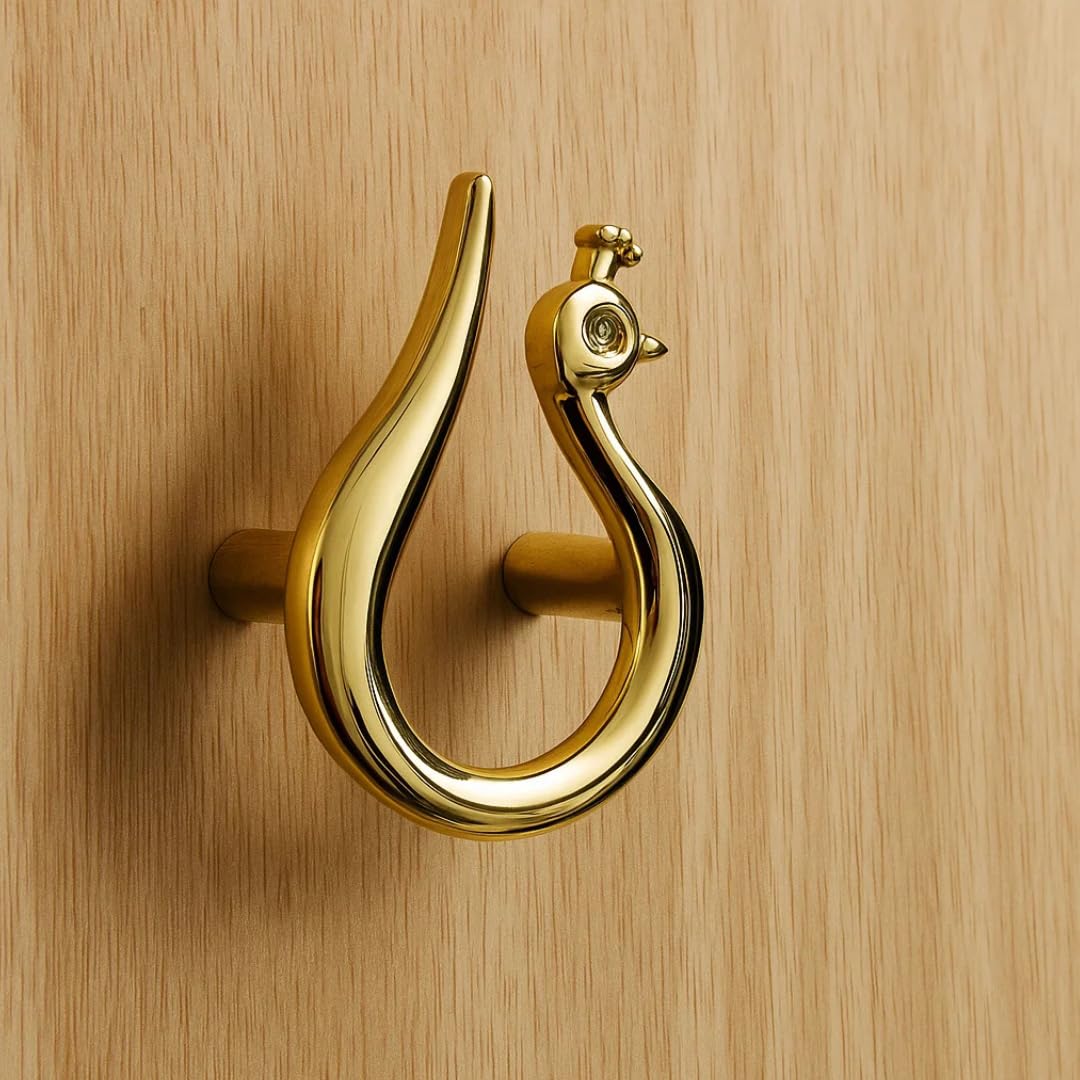 krishnapriya Decorative Gold Mount Drawer/Cabinet Knobs, (Antique, 3, Pack)-picture-19
