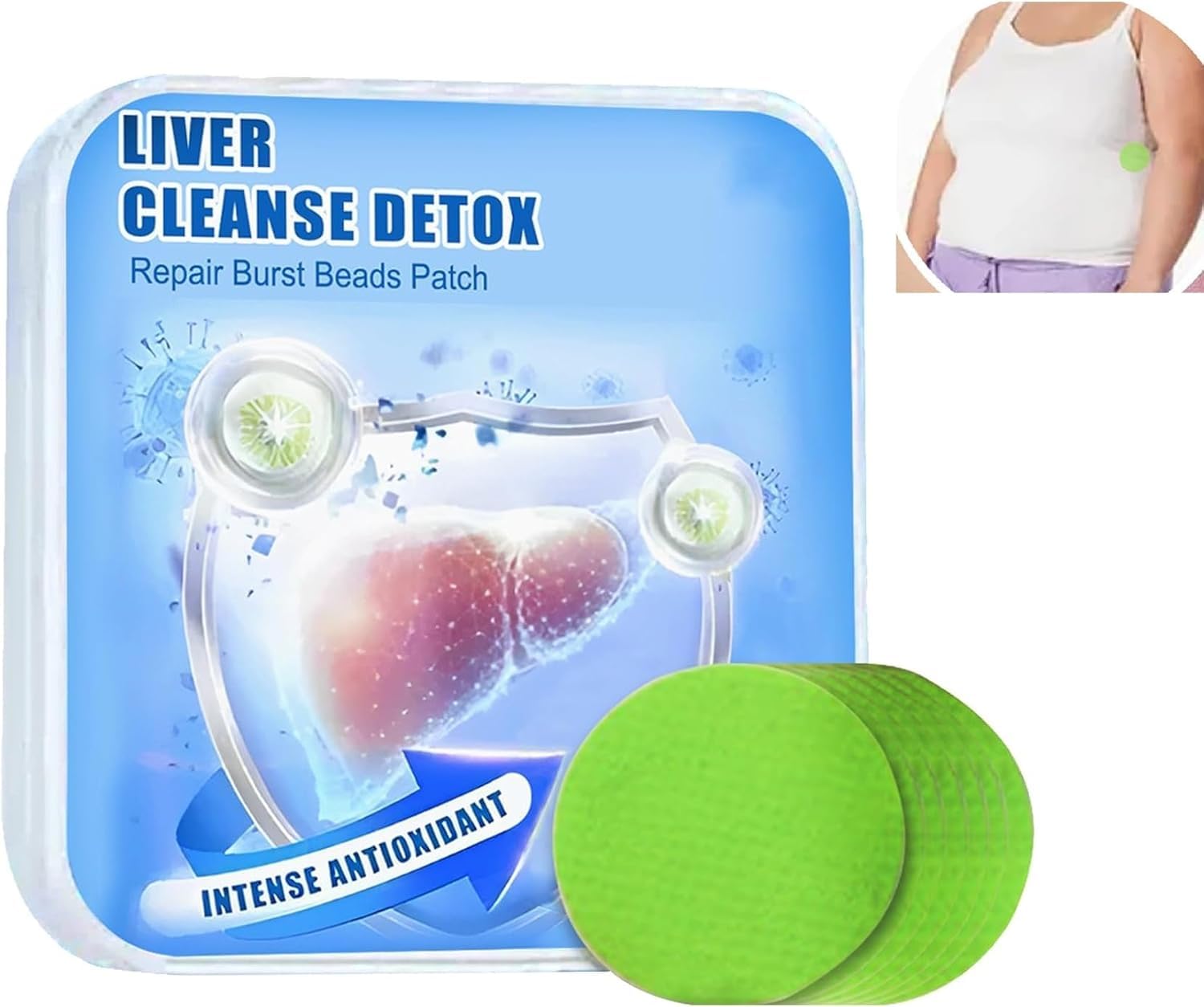 Inner Calm Anti-Anxiety Patches (36PC), Natural Stress Relief Patches for Relaxation and Anxiety Care – Easy-to-Use Patches for Reducing Stress and Promoting Calm