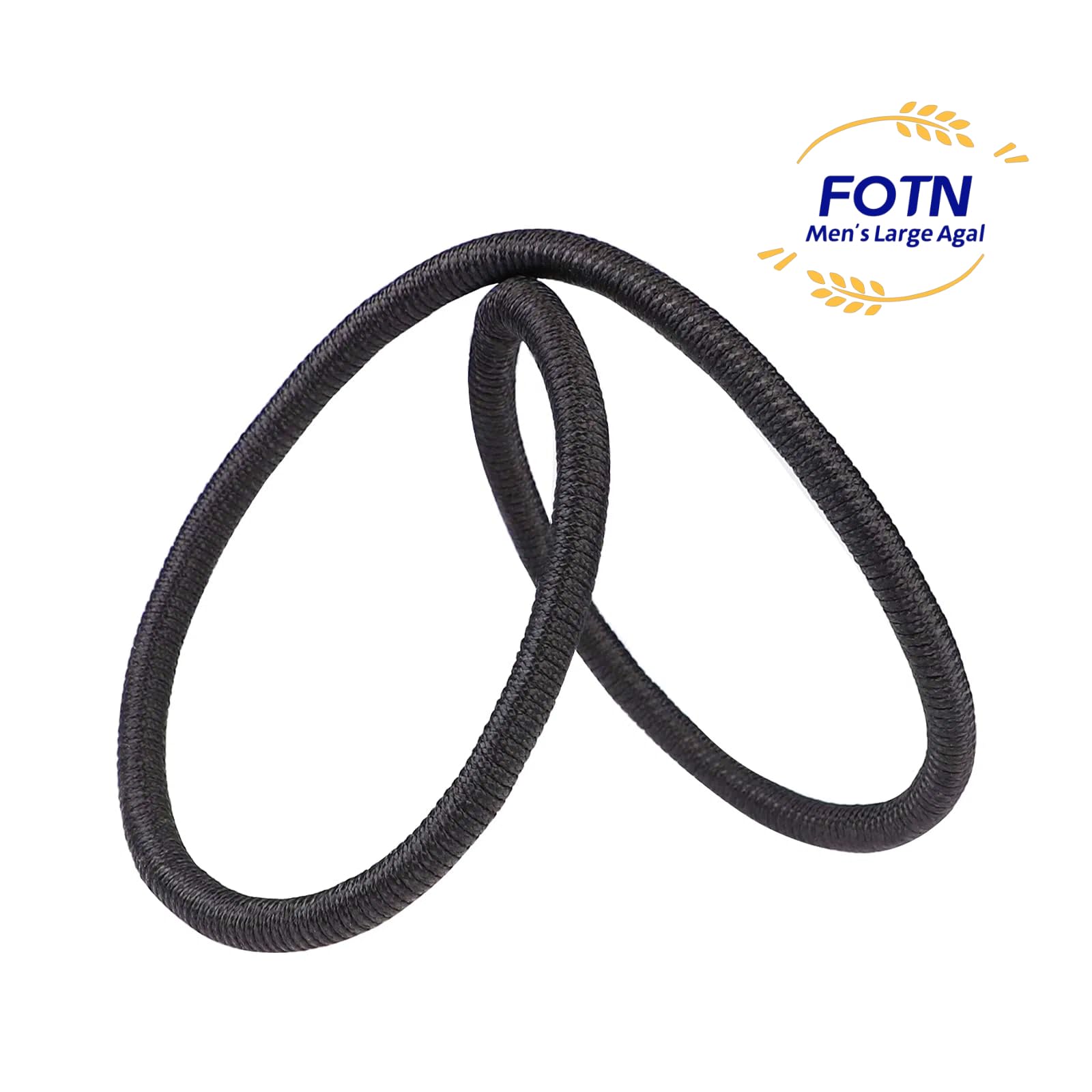 FOTN Adult Men Arab Head Scarf Keffiyeh Middle East Desert Shemagh Wrap Muslim Headwear Arabian Costume Accessories (Agal Only)