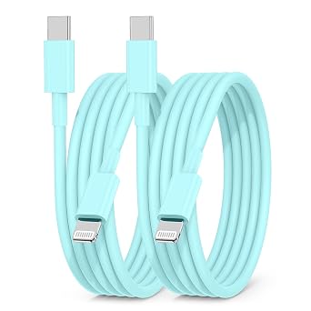 USB C to Lightning Cable 10ft, for Apple Certified 2Pack iPhone Fast Charger Cable,Type C Port Support Long Apple Charging Cord 10 Foot for iPhone 14 Pro Max/13 Pro/13/12 mini/11/XS/iPad-Green