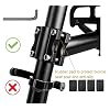 Outtag Rear Bike Rack Aluminum Alloy Bike Cargo Rack Quick Release Adjustable Bicycle Rear Rack Heavy Duty Mountain Bike Back Rack Seat Post Frame Mount Cycle Luggage Carrier Accessories
