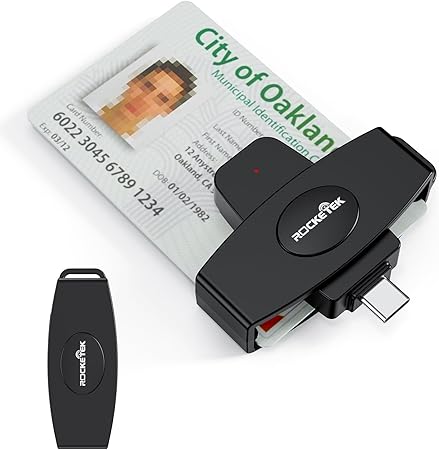 Type c cac reader, dod military usb c common access cac…