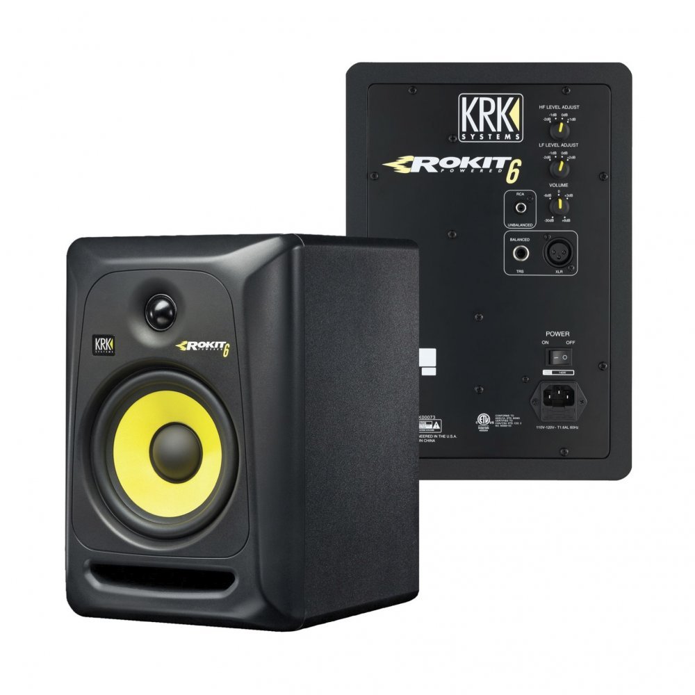 KRK RP6G3-EU Rokit 6 Generation 3 Powered Studio Monitor KRK RP6G3-EU Rokit 6 Generation 3 Powered Studio Monitor