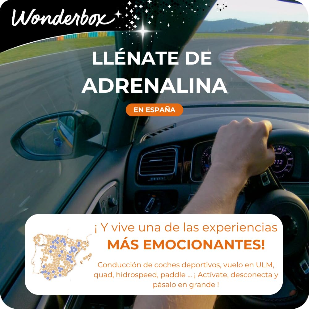 WONDERBOX regalo -100% ADRENALINA- 9.550 actividades para una o más personas